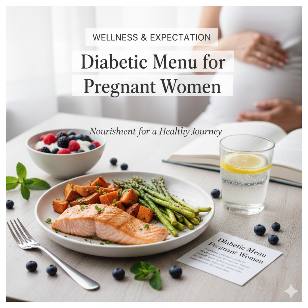 Pregnant woman preparing a healthy vegetable salad